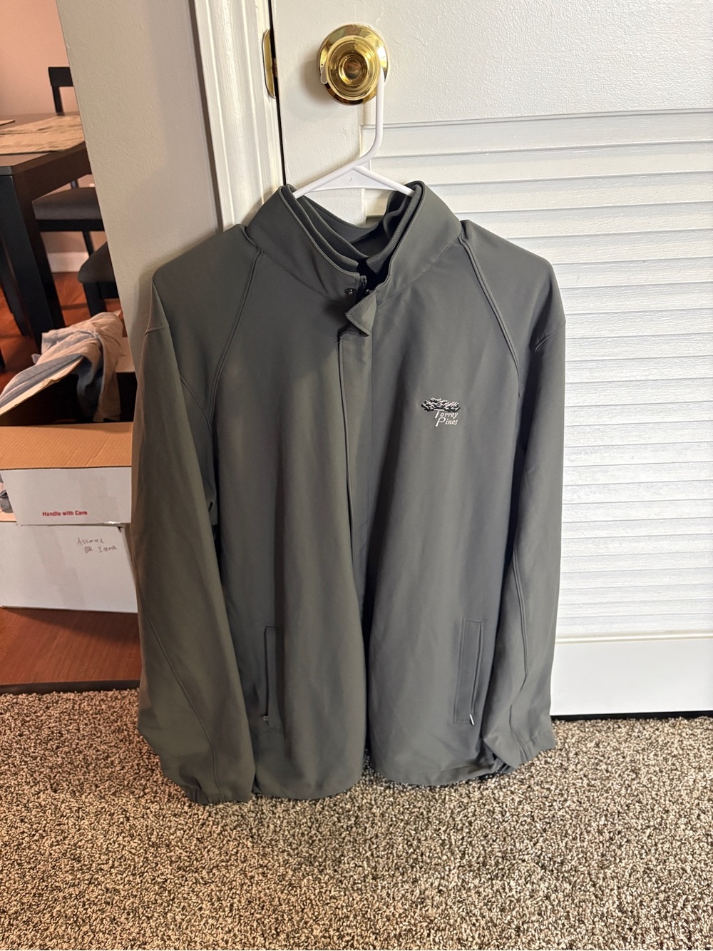 Ashworth Gray Torrey Pines Jacket Size L. New With Tags